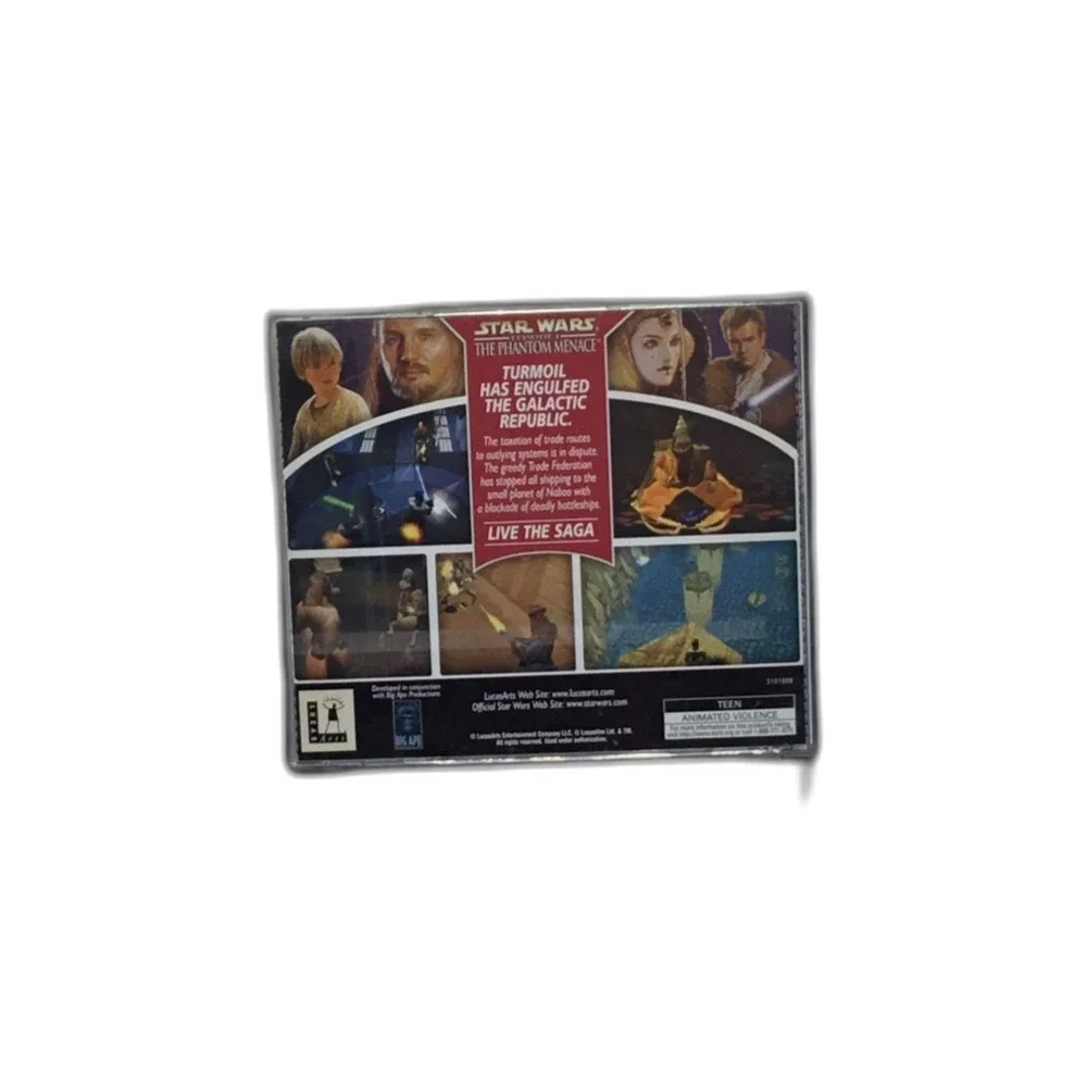 Star Wars Episode 1 The Phantom Menace PC Game 1999 Vintage CD-ROM